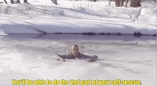 What You Need To Do If You Happen To Fall Through Ice (12 gifs)