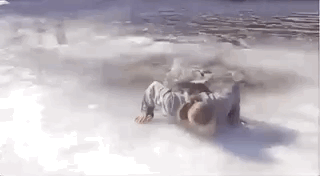 What You Need To Do If You Happen To Fall Through Ice (12 gifs)