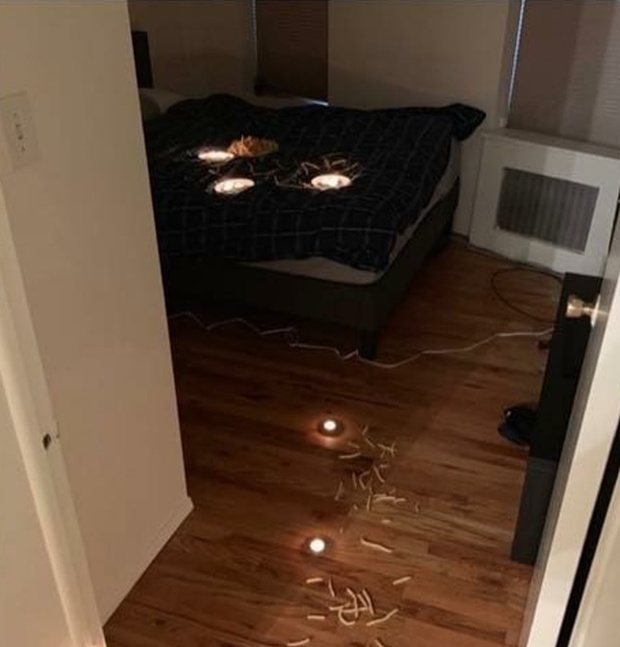 French Fry Trail To The Bed (3 pics)