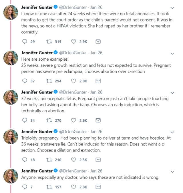 Gynecologist Sets People Straight on Late-Term Abortions in Viral Twitter Thread (5 pics)