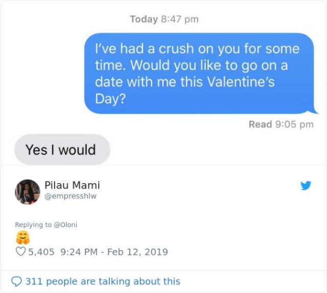 Women Asked Their Crushes Out In A New Valentine’s Day Twitter Challenge (31 pics)
