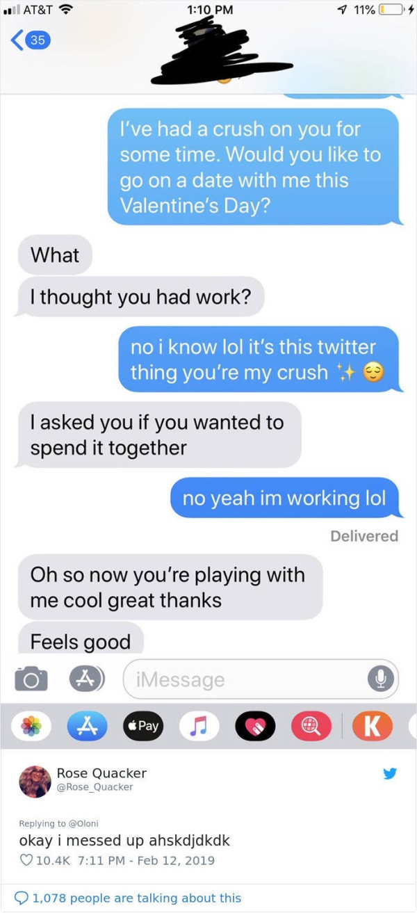 Women Asked Their Crushes Out In A New Valentine’s Day Twitter Challenge (31 pics)