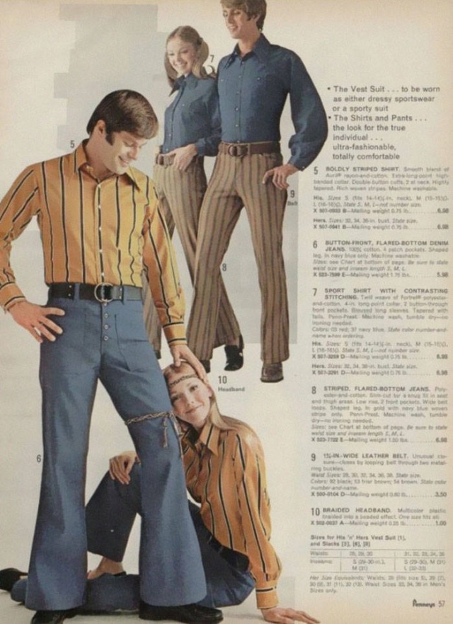 His-And-Hers Fashion From The 70’s (30 pics)