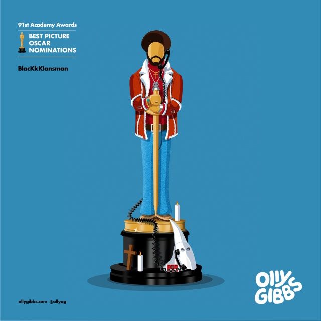 2019 Oscars Best Picture Nominees Illustration (9 pics)