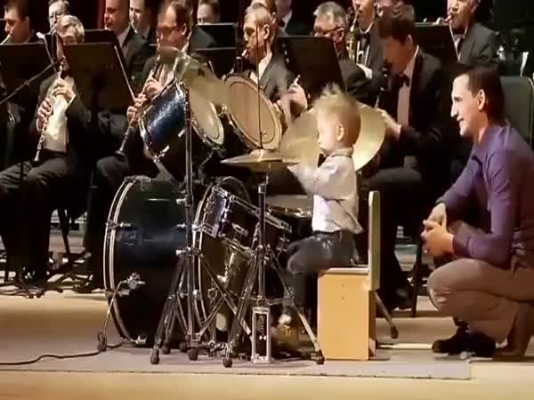 This Kid Will Drum His Way Into The Bright Future