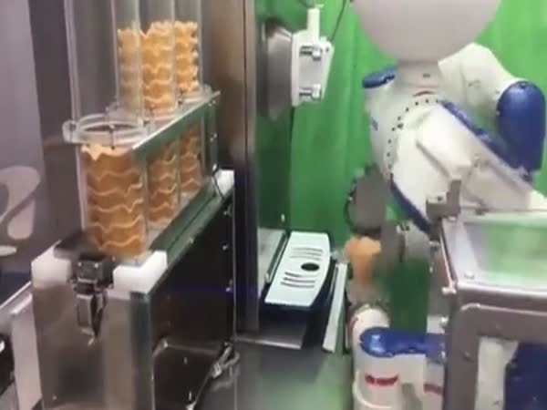 This Soft Serve Vending Machine