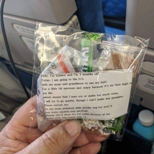 This Mom Is Awesome. Apology to Passengers (4 pics)