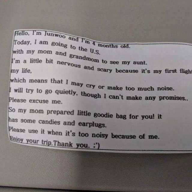 This Mom Is Awesome. Apology to Passengers (4 pics)