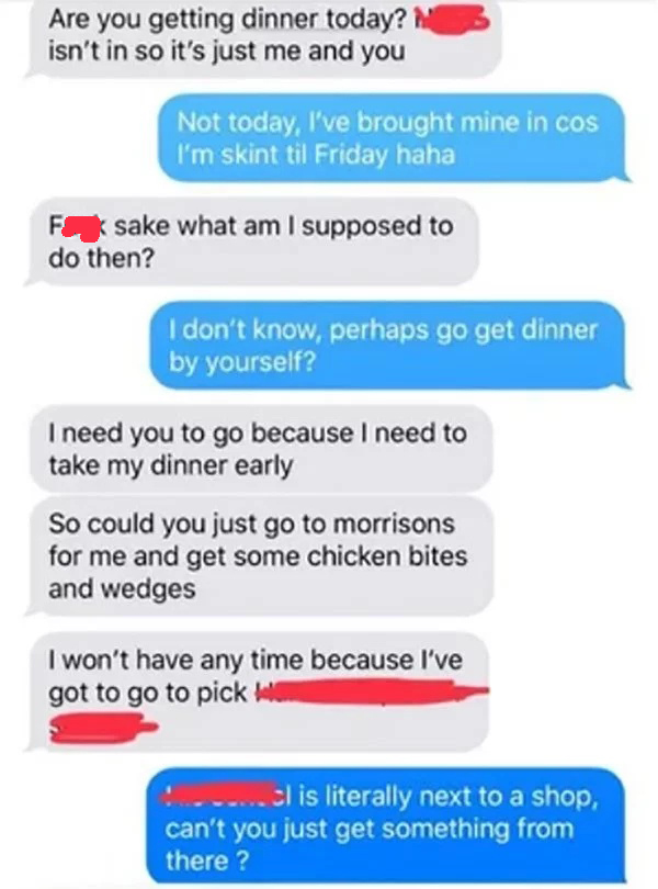 When Coworker Demands A Favor (3 pics)