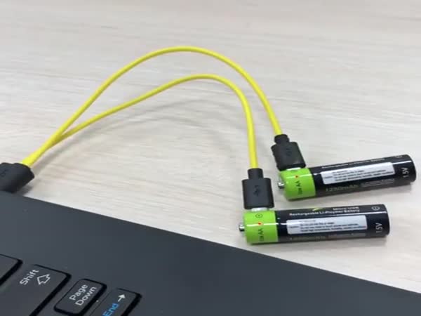 USB Rechargeable AA Batteries