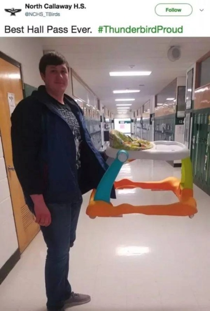 Very Unusual Hall Passes (34 pics)