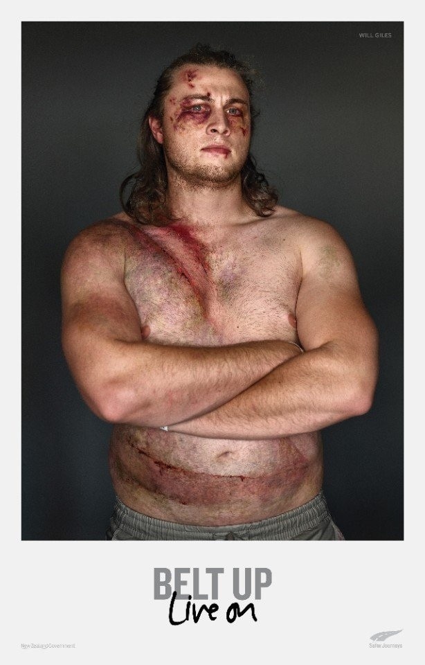 New Zealand Seatbelt Campaign ‘Belt Up’ (10 pics)