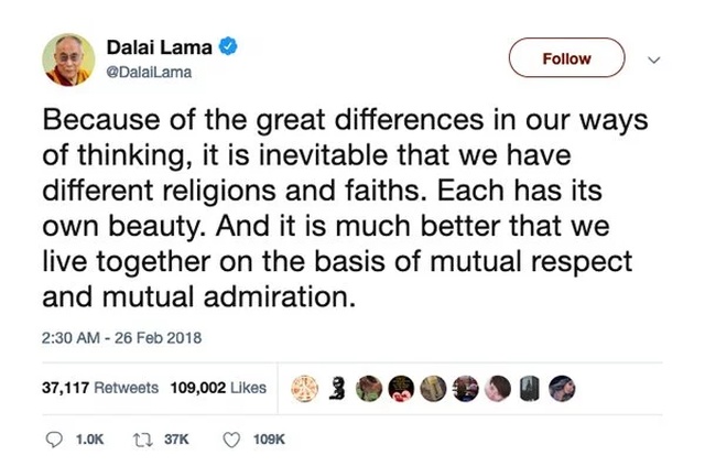 The Dalai Lama On Twitter (16 pics)