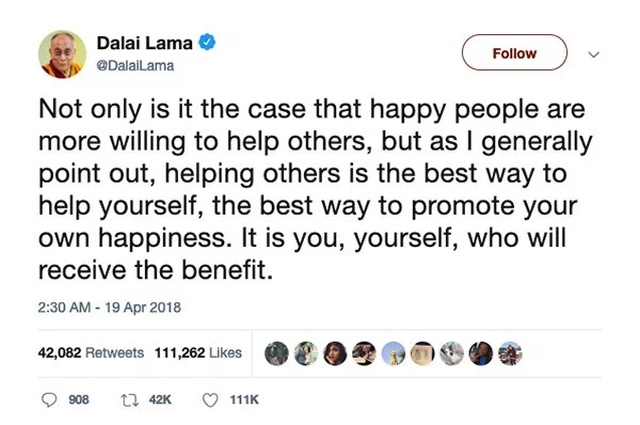 The Dalai Lama On Twitter (16 pics)