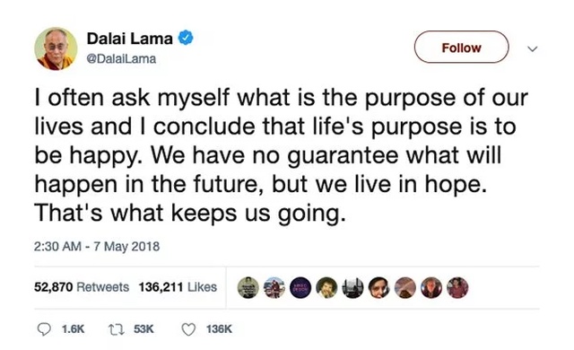 The Dalai Lama On Twitter (16 pics)