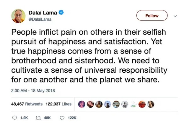 The Dalai Lama On Twitter (16 pics)