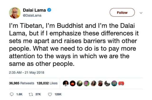 The Dalai Lama On Twitter (16 pics)