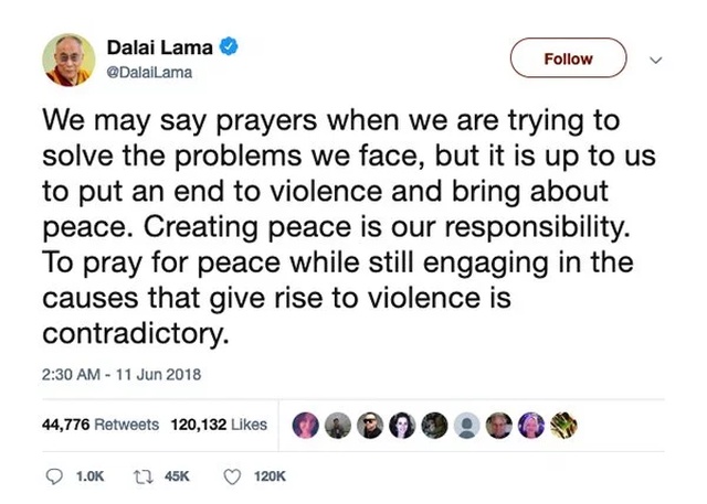 The Dalai Lama On Twitter (16 pics)