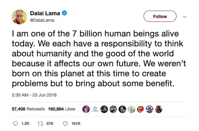 The Dalai Lama On Twitter (16 pics)