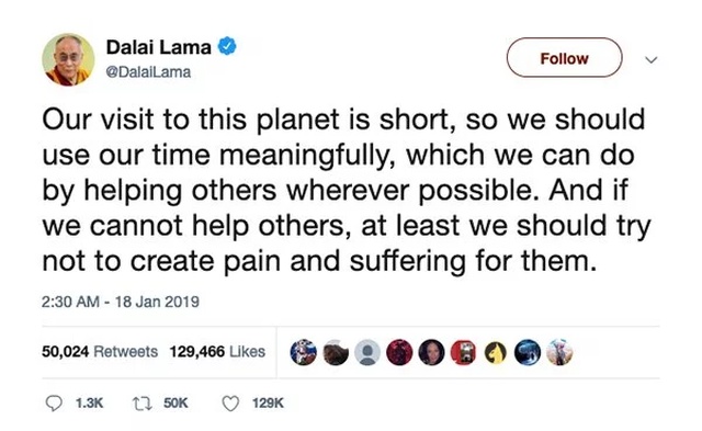 The Dalai Lama On Twitter (16 pics)