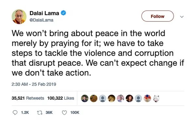 The Dalai Lama On Twitter (16 pics)