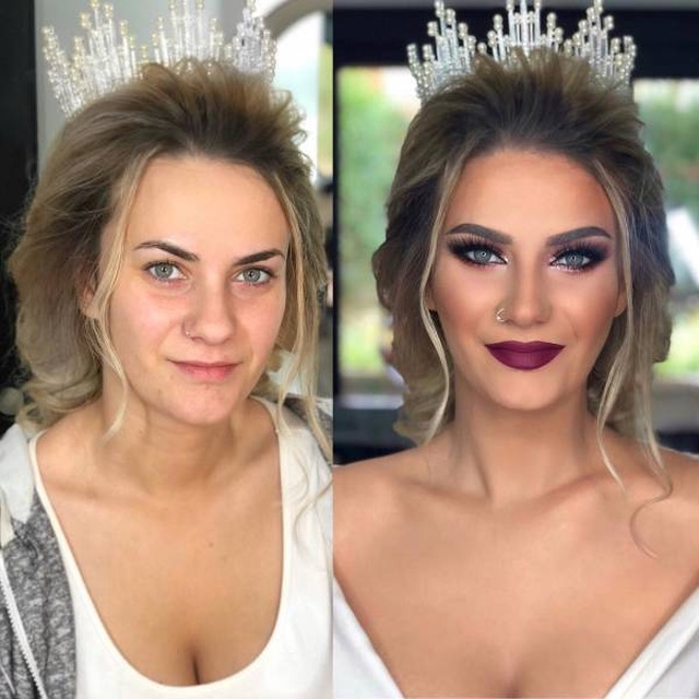 Wedding Makeup Before And After (27 pics)