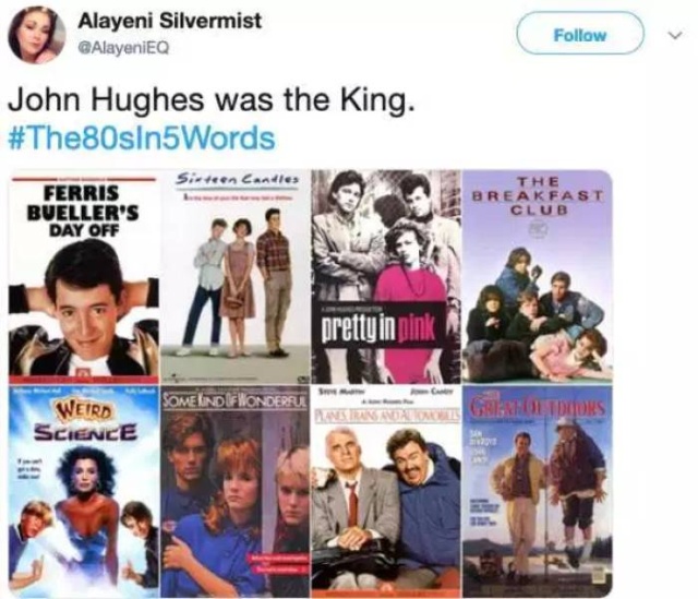 The 80’s In 5 Words (26 pics)