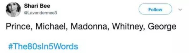 The 80’s In 5 Words (26 pics)