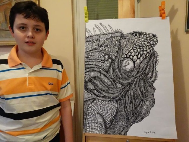 Started At 4, Here Is What He Has Drawn By Age 16 (32 pics) Started At 4, Here Is What He Has Drawn By Age 16 (32 pics)