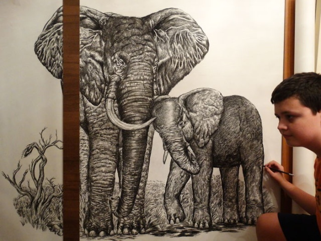 Started At 4, Here Is What He Has Drawn By Age 16 (32 pics)