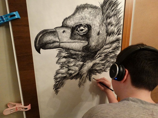 Started At 4, Here Is What He Has Drawn By Age 16 (32 pics)