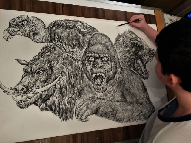 Started At 4, Here Is What He Has Drawn By Age 16 (32 pics)