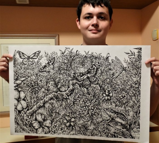 Started At 4, Here Is What He Has Drawn By Age 16 (32 pics)