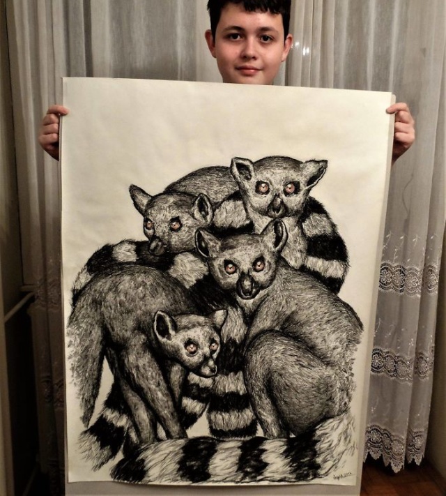 Started At 4, Here Is What He Has Drawn By Age 16 (32 pics)