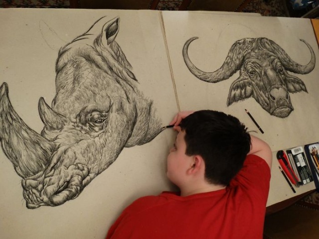 Started At 4, Here Is What He Has Drawn By Age 16 (32 pics)