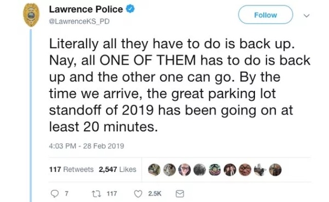 The Lawrence Police Department, and the saga of “Karen” and “Chad” (13 pics)
