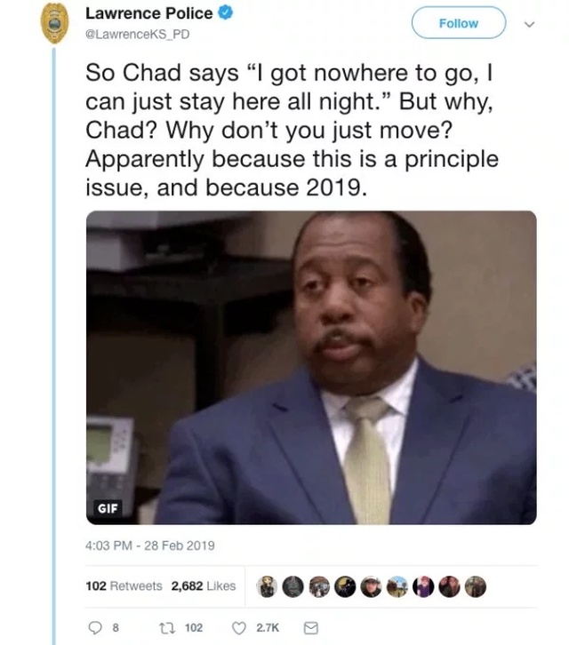 The Lawrence Police Department, and the saga of “Karen” and “Chad” (13 pics)