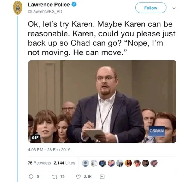 The Lawrence Police Department, and the saga of “Karen” and “Chad” (13 pics)