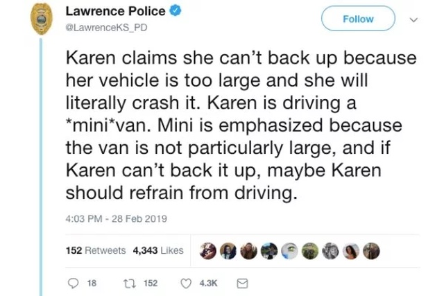 The Lawrence Police Department, and the saga of “Karen” and “Chad” (13 pics)