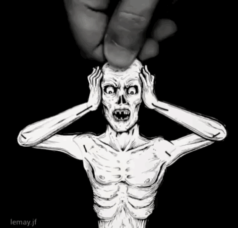 Scary Paper Animations By Jf Lemay (18 gifs)