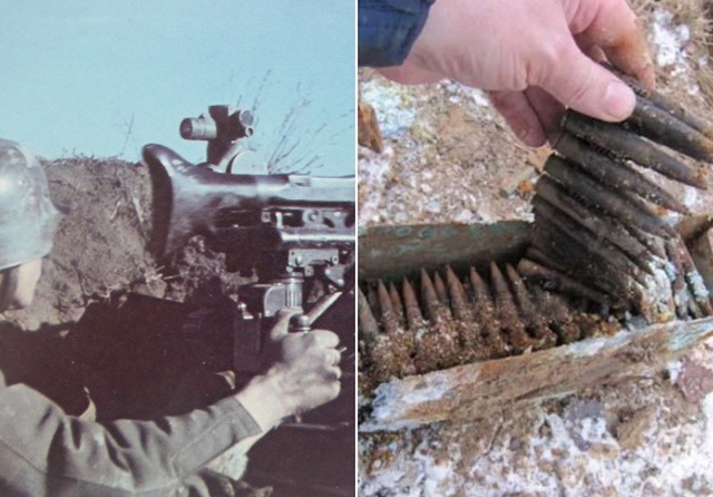 German Machine Gun Found From World War II (10 pics)