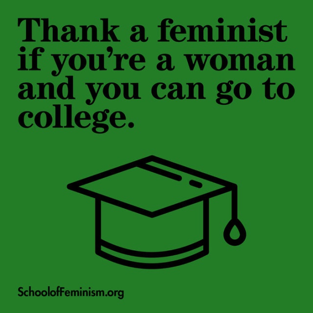 Posters Showing What Women Should ‘Thank A Feminist’ For (20 pics)