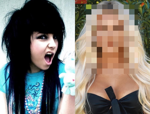 Transformation From Emo To Blonde Beauty (12 pics)
