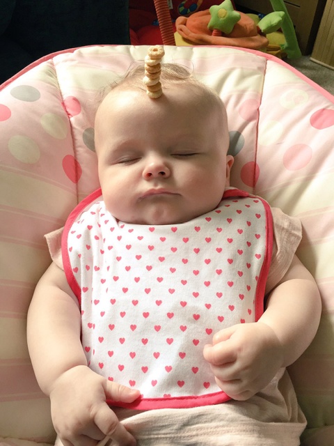 Dumb Viral Trend: Stacking Cheerios On Babies (20 pics)