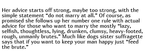 Suffragette’s Advice From 1918 (10 pics)