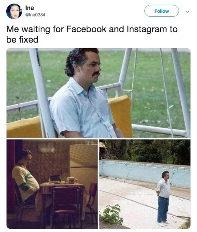 Facebook & Instagram Shutdown Memes (23 pics)