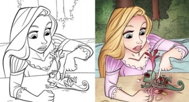 Something Is Very Wrong With These Coloring Books (28 pics)