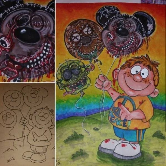 Something Is Very Wrong With These Coloring Books (28 pics)