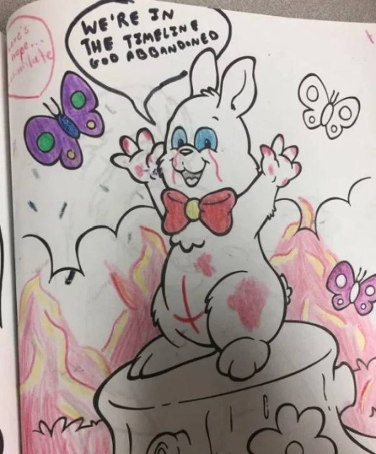 Something Is Very Wrong With These Coloring Books (28 pics)