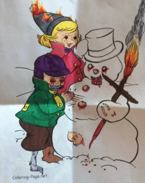 Something Is Very Wrong With These Coloring Books (28 pics)